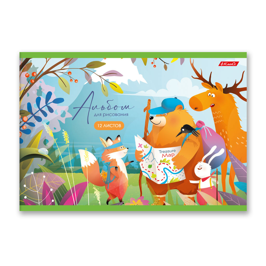 Светоч 12АЛСК4_1_3_9 Альбом для рисования 100 г/м2 A4 29 х 20.5 см на скобе 12 л. 10 шт. 000644 Весёлые картинки  фото 43