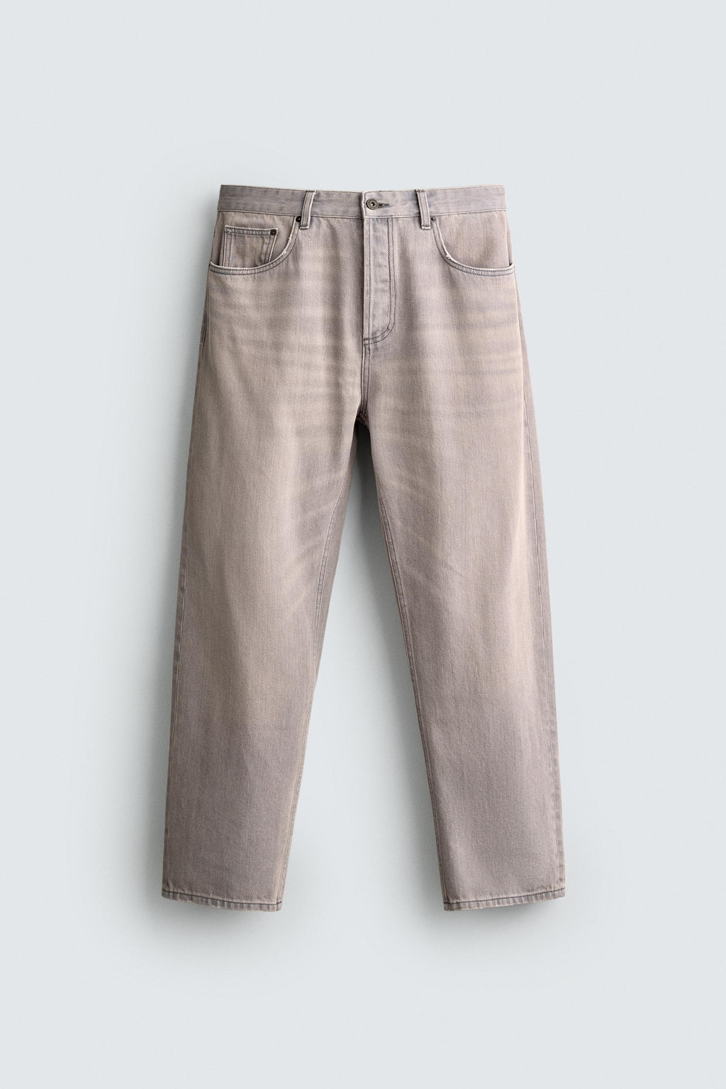 JEANS RELAXED ANKLE FIT / Azul claro - Zara фото 7