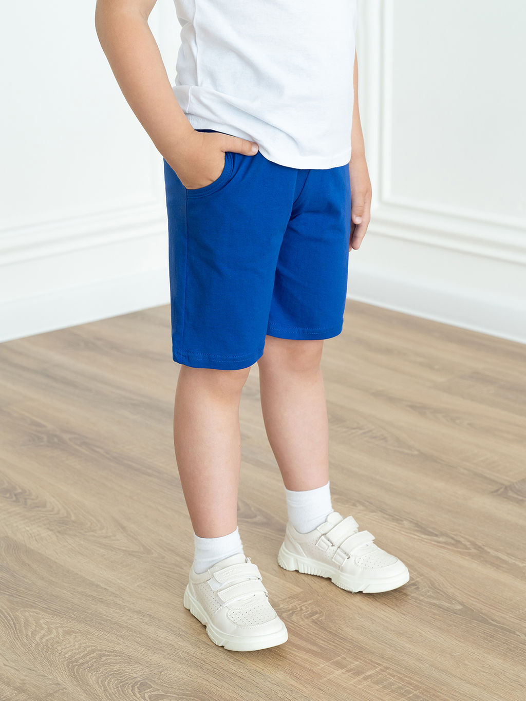 Шорты детские ярко-синие (116, 60)