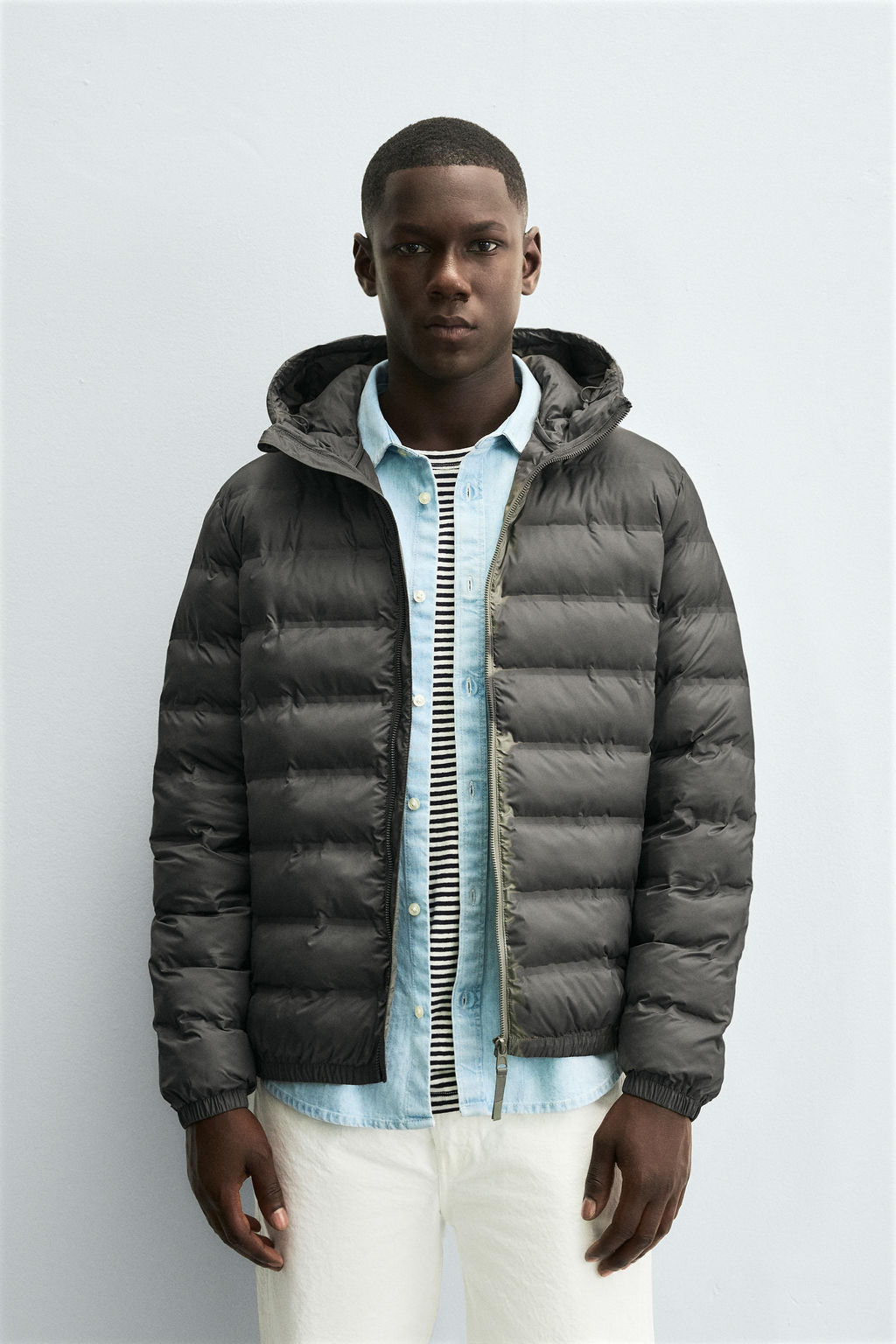 WATER-REPELLENT LIGHTWEIGHT PUFFER JACKET - Zara фото 2