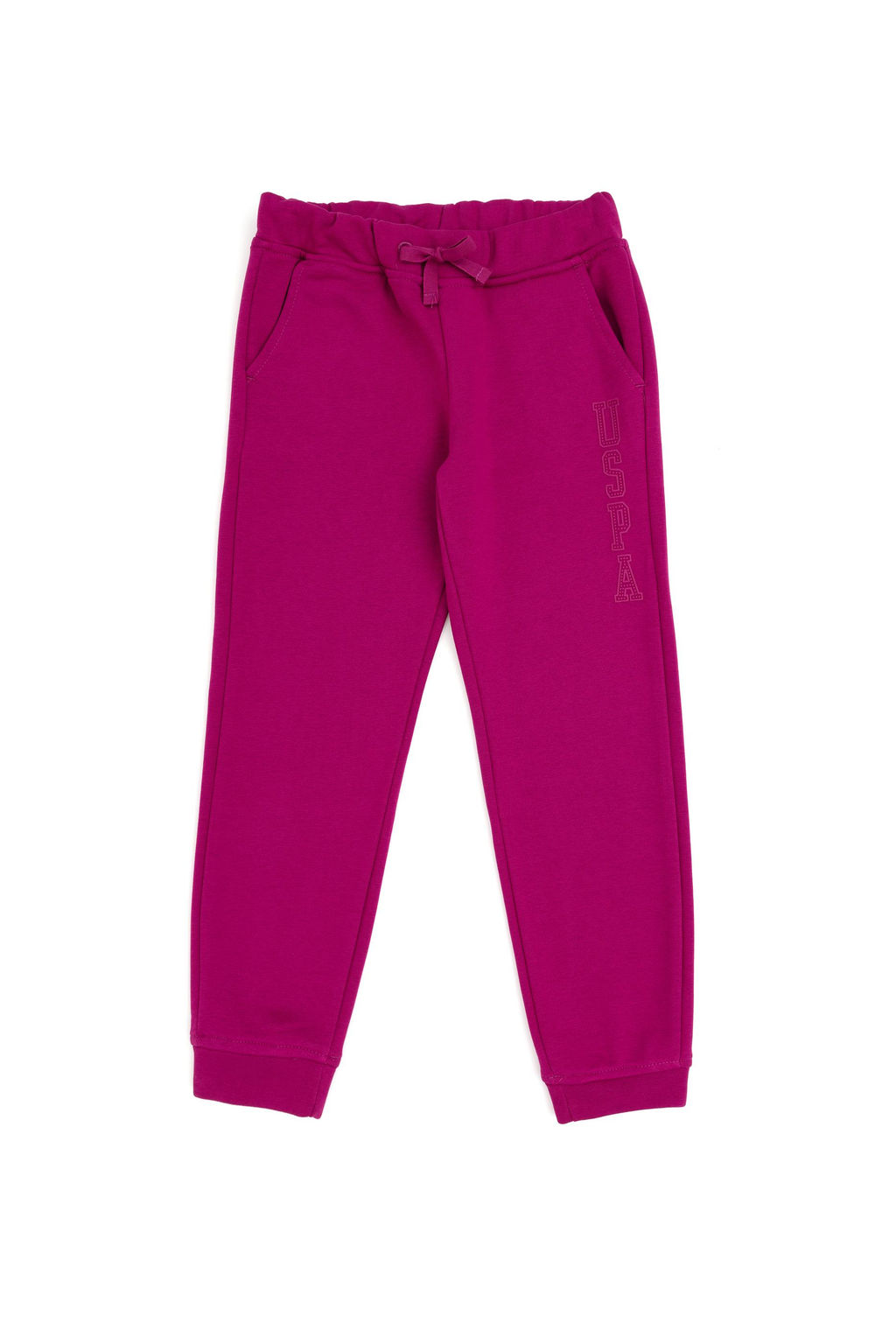Спортивные штаны цвета фуксии для девочек - U.s. polo assn фото 2