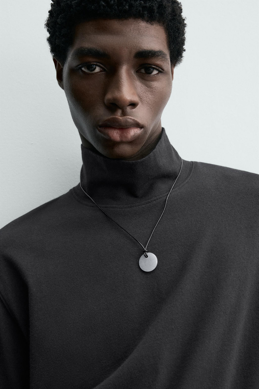 HIGH NECK T-SHIRT - Zara фото 6