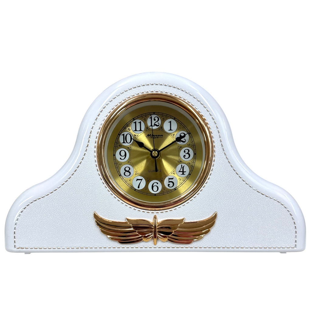 Настольные часы Mirron белые F707CB