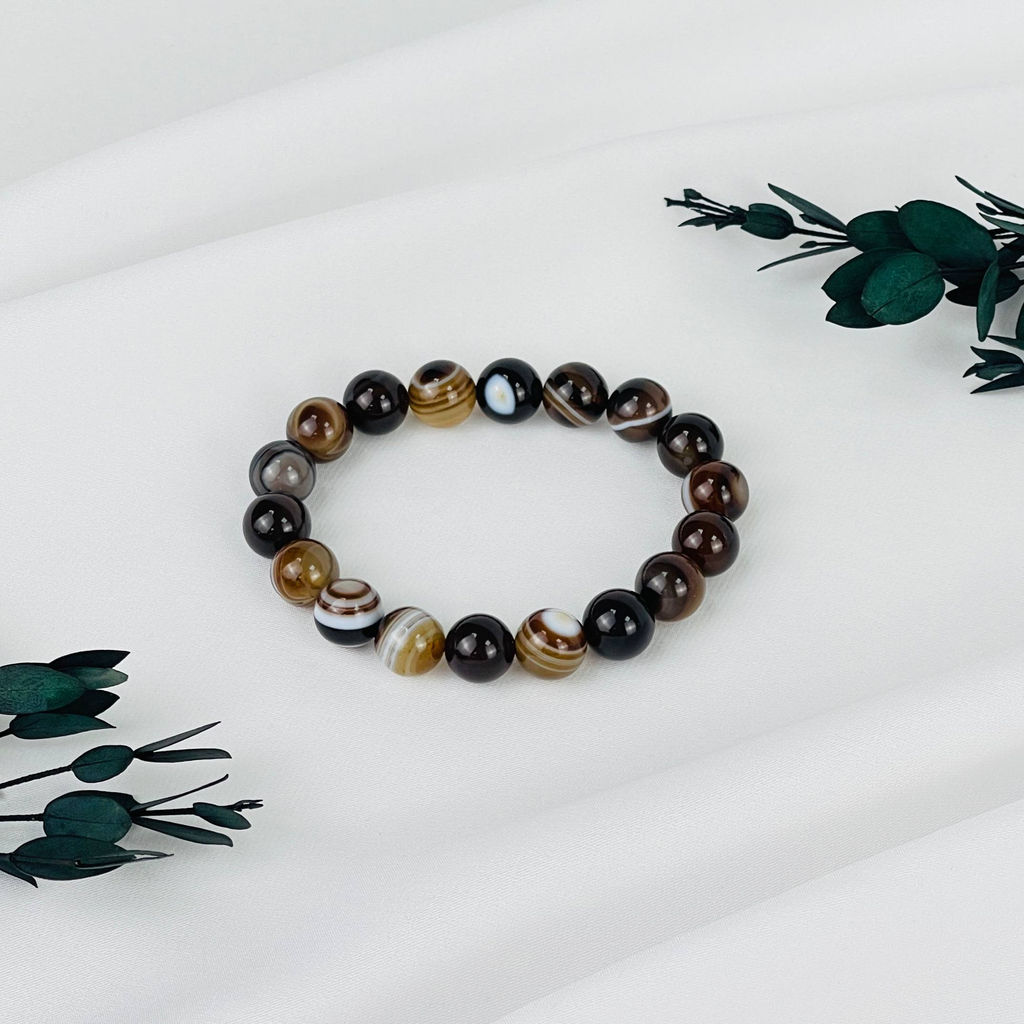 Браслет из кофейного Агата