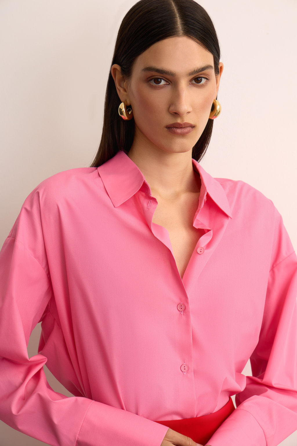 Рубашка прямого силуэта