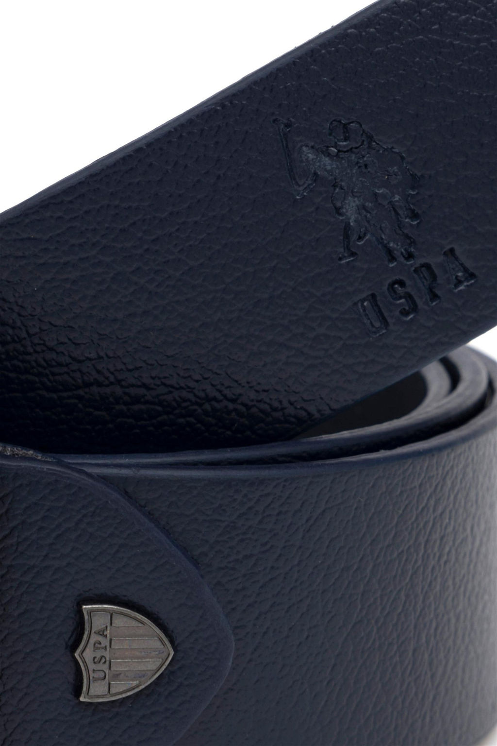 Мужской темно-синий ремень - U.s. polo assn фото 4