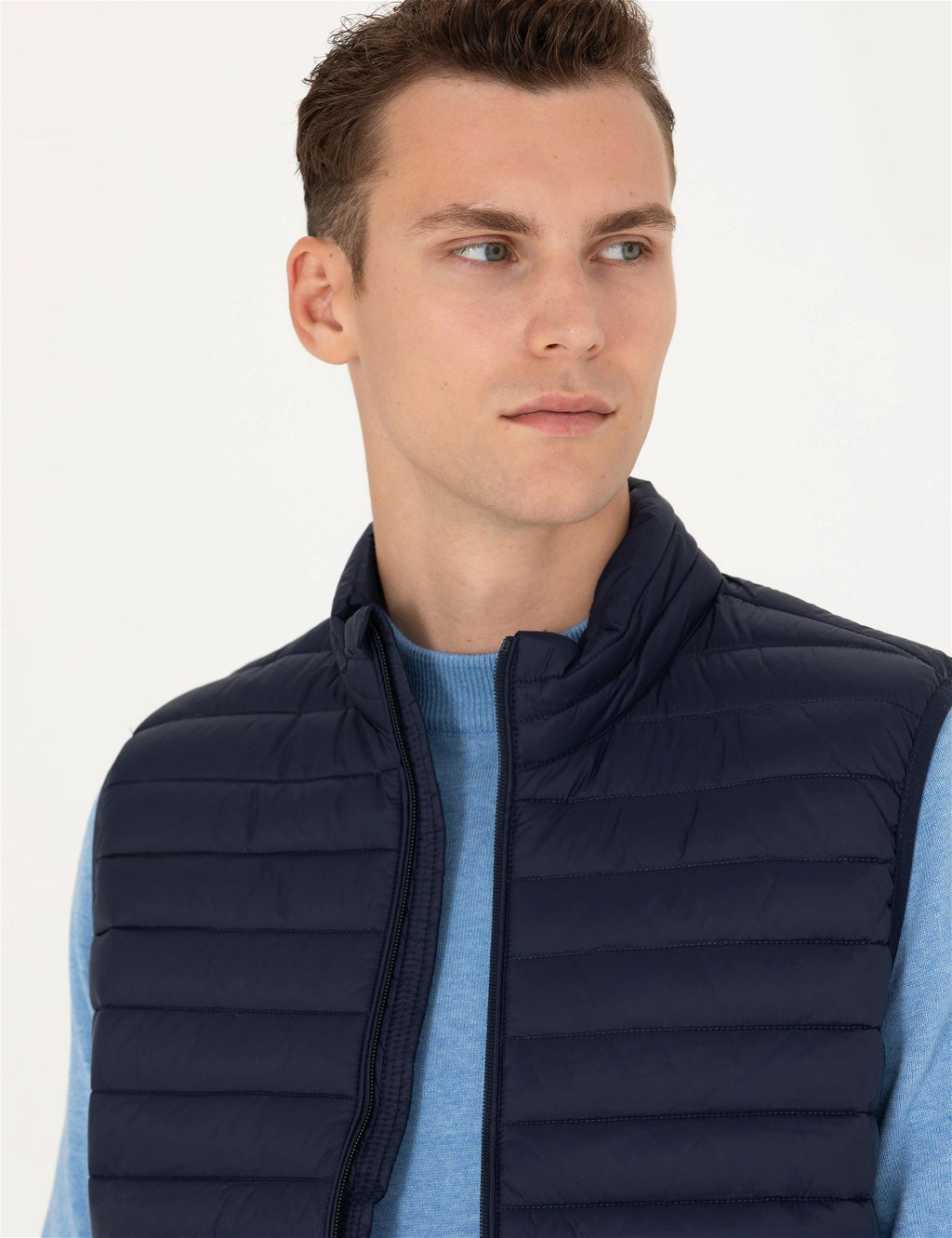 Lacivert Slim Fit Yelek - Pierre cardin фото 2