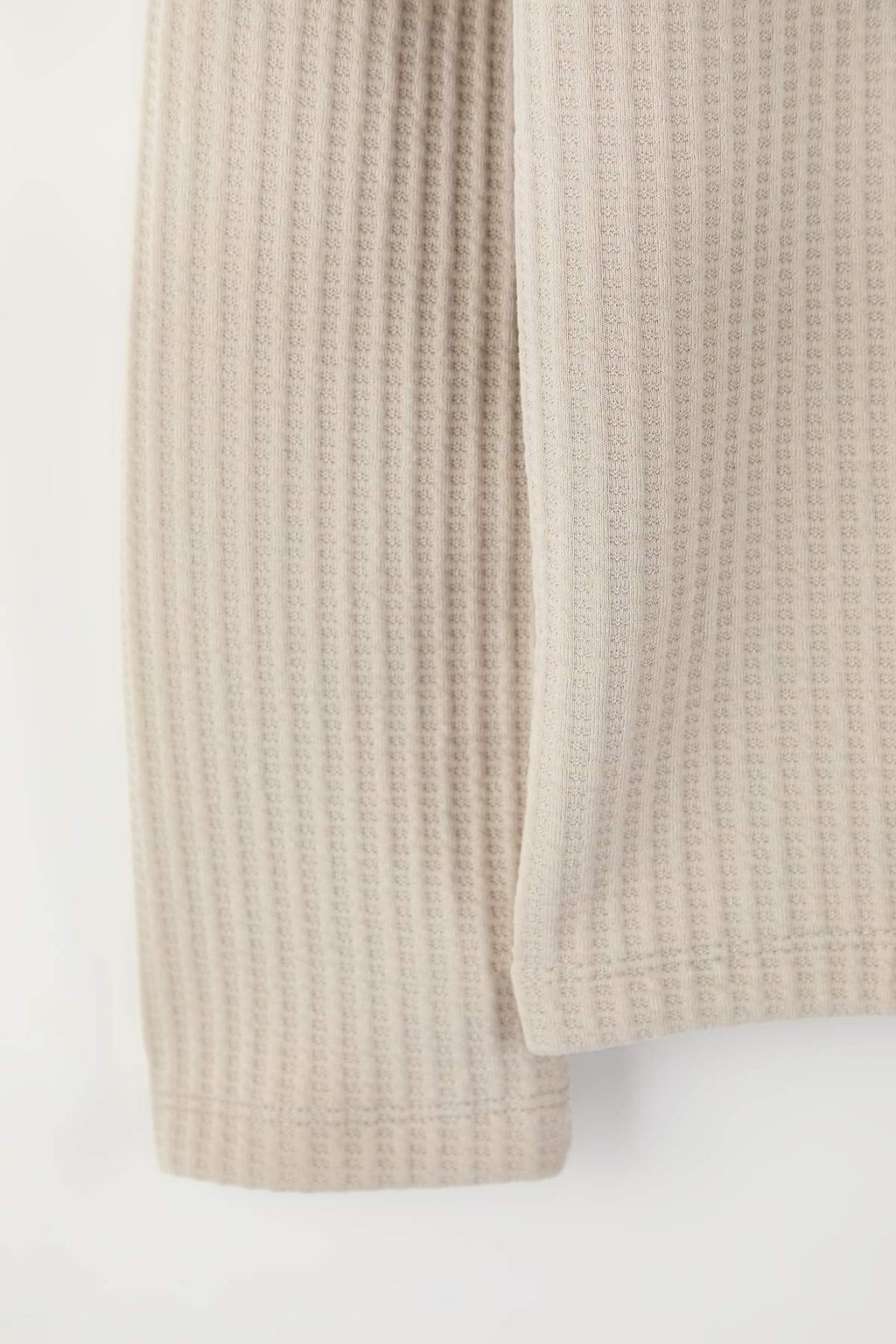 Tas Relaxed Kesim Waffle Dokulu Polo Yaka Sweatshirt TMNAW26SW00058 - Trendyolmilla фото 3