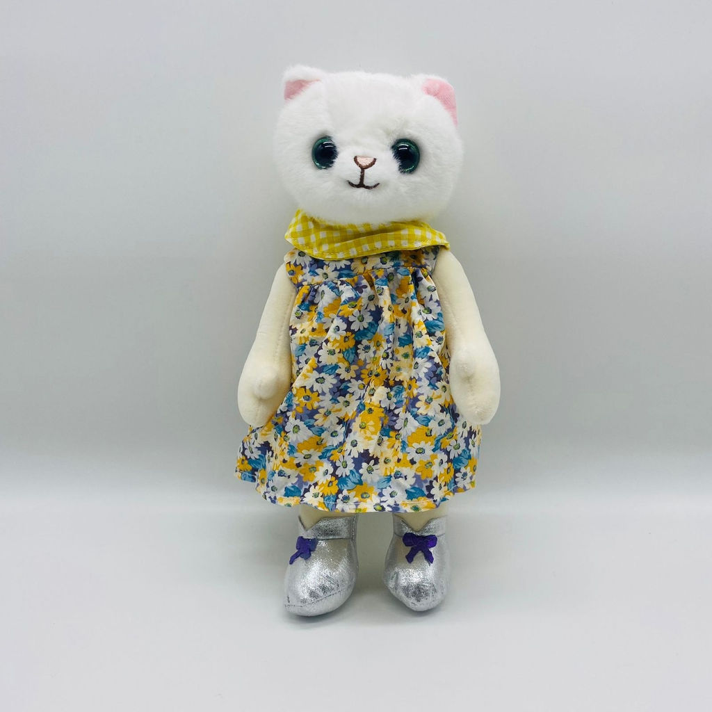Мягкая игрушка Кошка белая в сарафане - Storyland фото 5