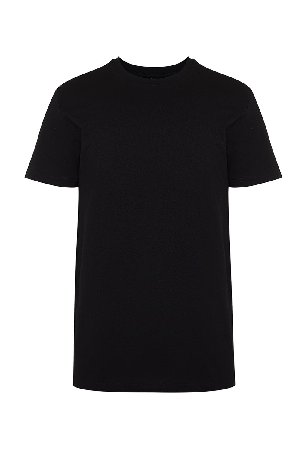 Siyah Regular/Normal Kesim Yaz? Bask?l? Nak?sl? %100 Pamuklu K?sa Kol T-Shirt TMNSS24TS00133 - Trendyolmilla фото 8