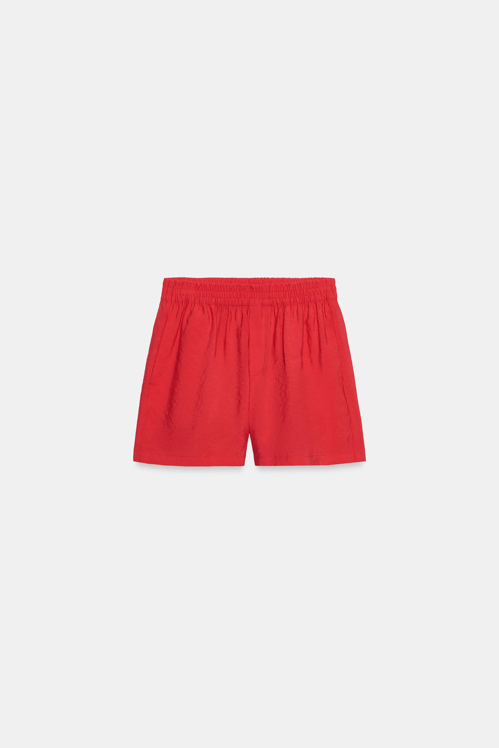 SHORTS FLUIDOS CINTURA EL?STICA / Rojo - Zara фото 7