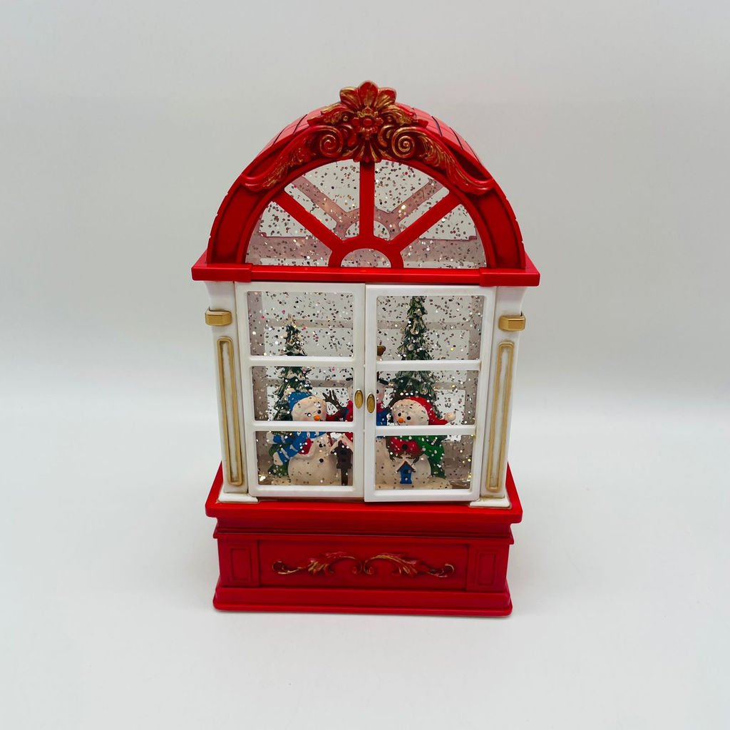 Новогодний декор стекло - Окно со створками 22 см (арт. 23027A/23027B) в ассортименте - Ип лебедев о.ю фото 4