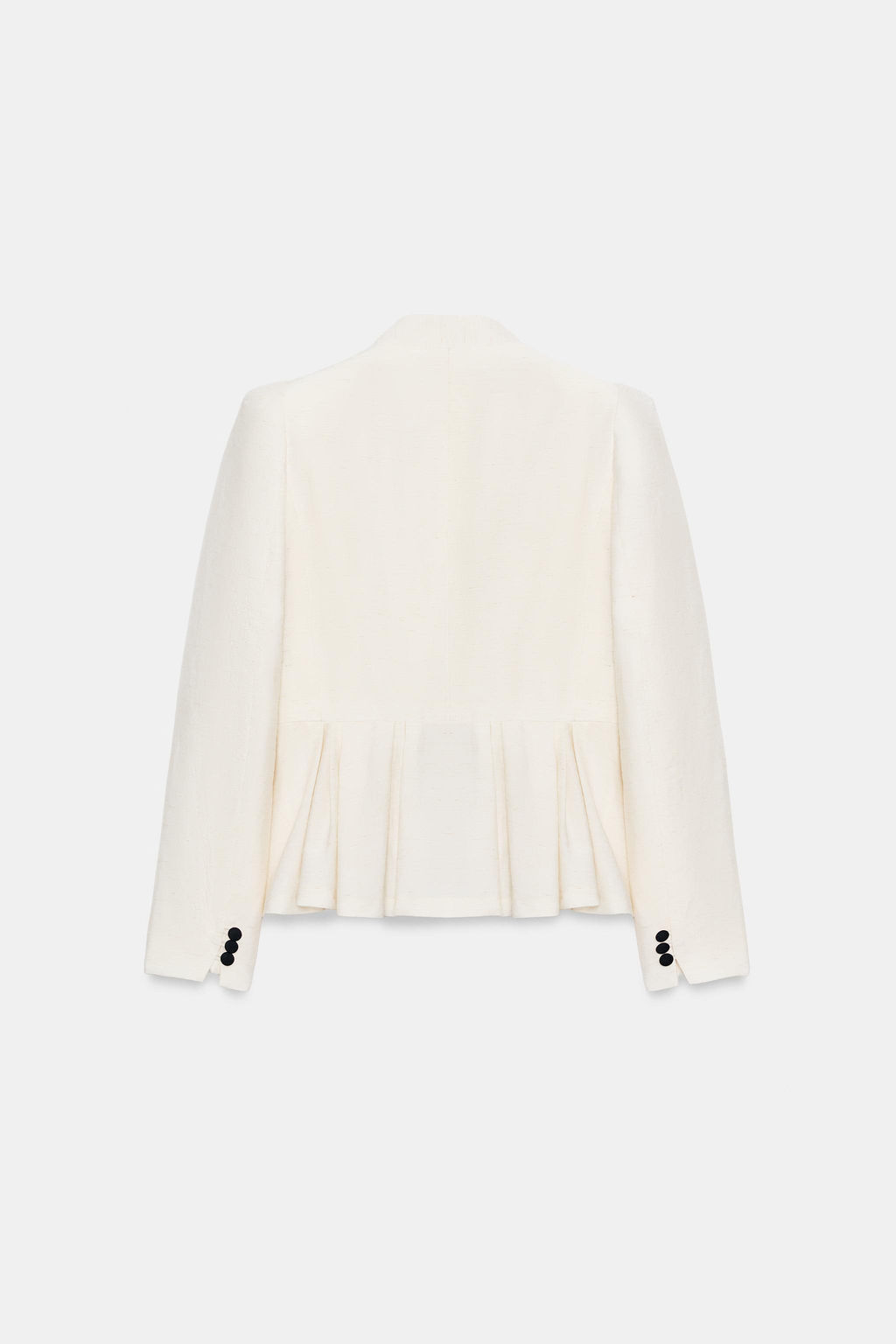 BLAZER ENTALLADA HOMBRERAS / Beige claro - Zara фото 9