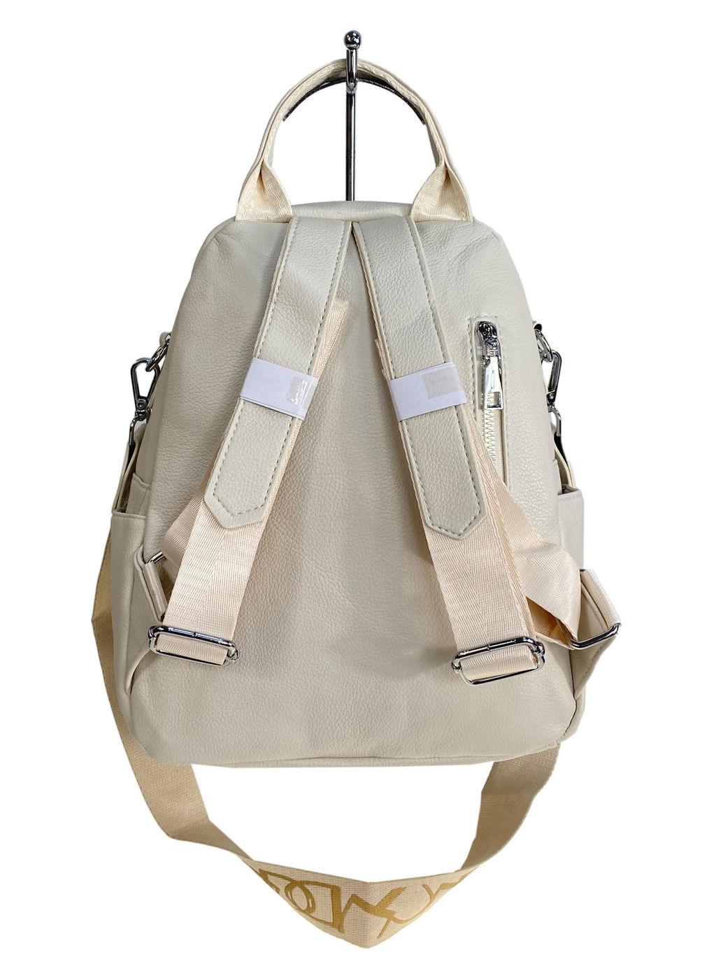 Сумка-рюкзак из искусственной кожи, цвет молочный - Greta фото 2