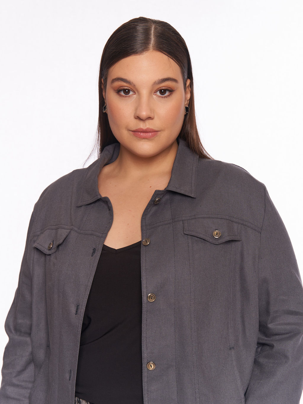 Жакет льняной ZGA08052GRY23