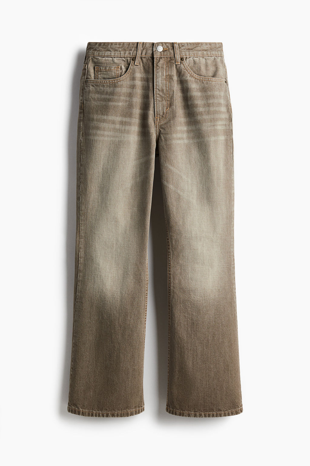 Baggy Bootcut Regular Jeans - H&m фото 12
