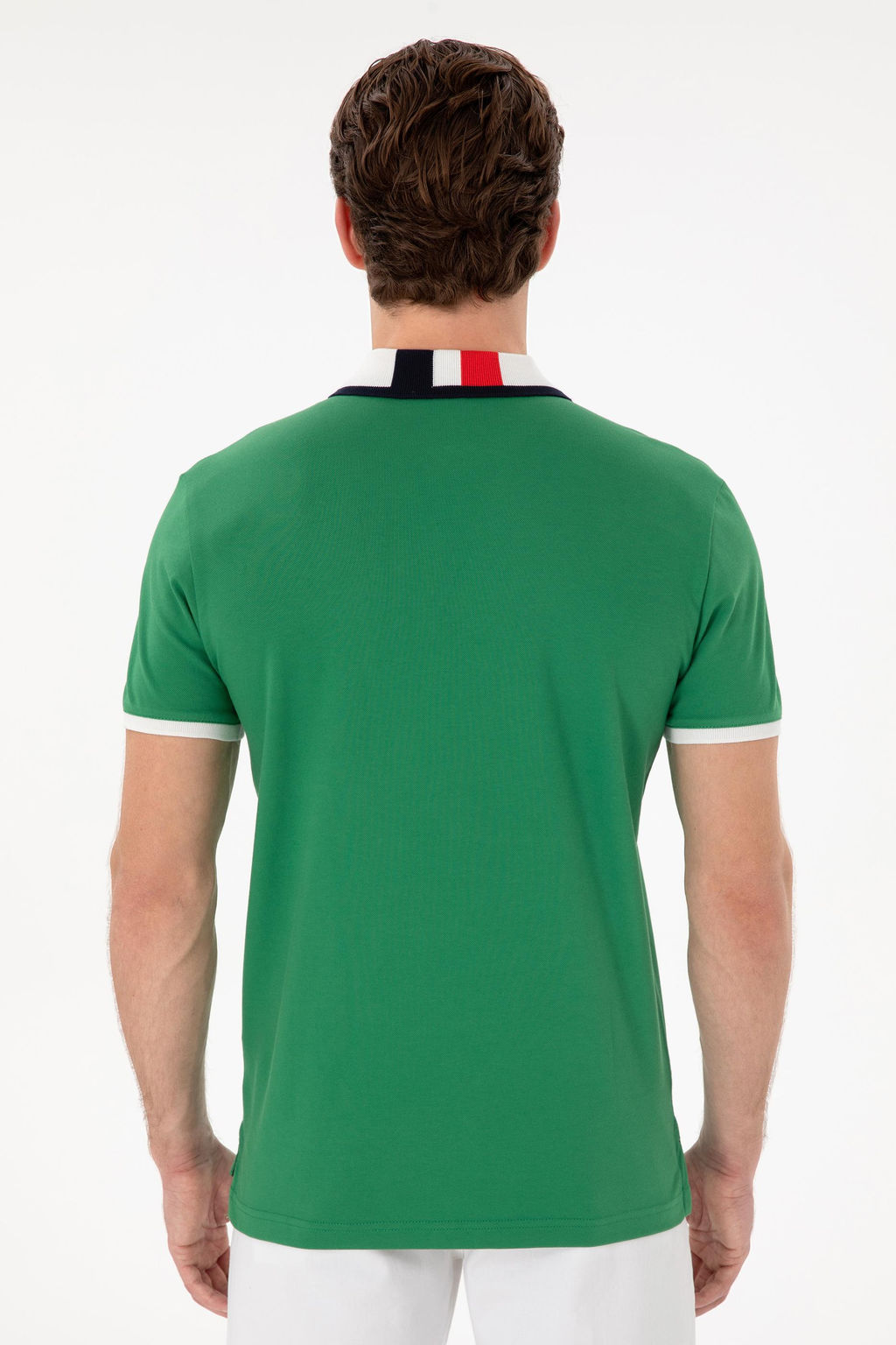 Erkek Slim Fit Polo Yaka Ye_il Basic Ti__rt Sepette S_rpriz _ndirim - U.s. polo assn фото 5