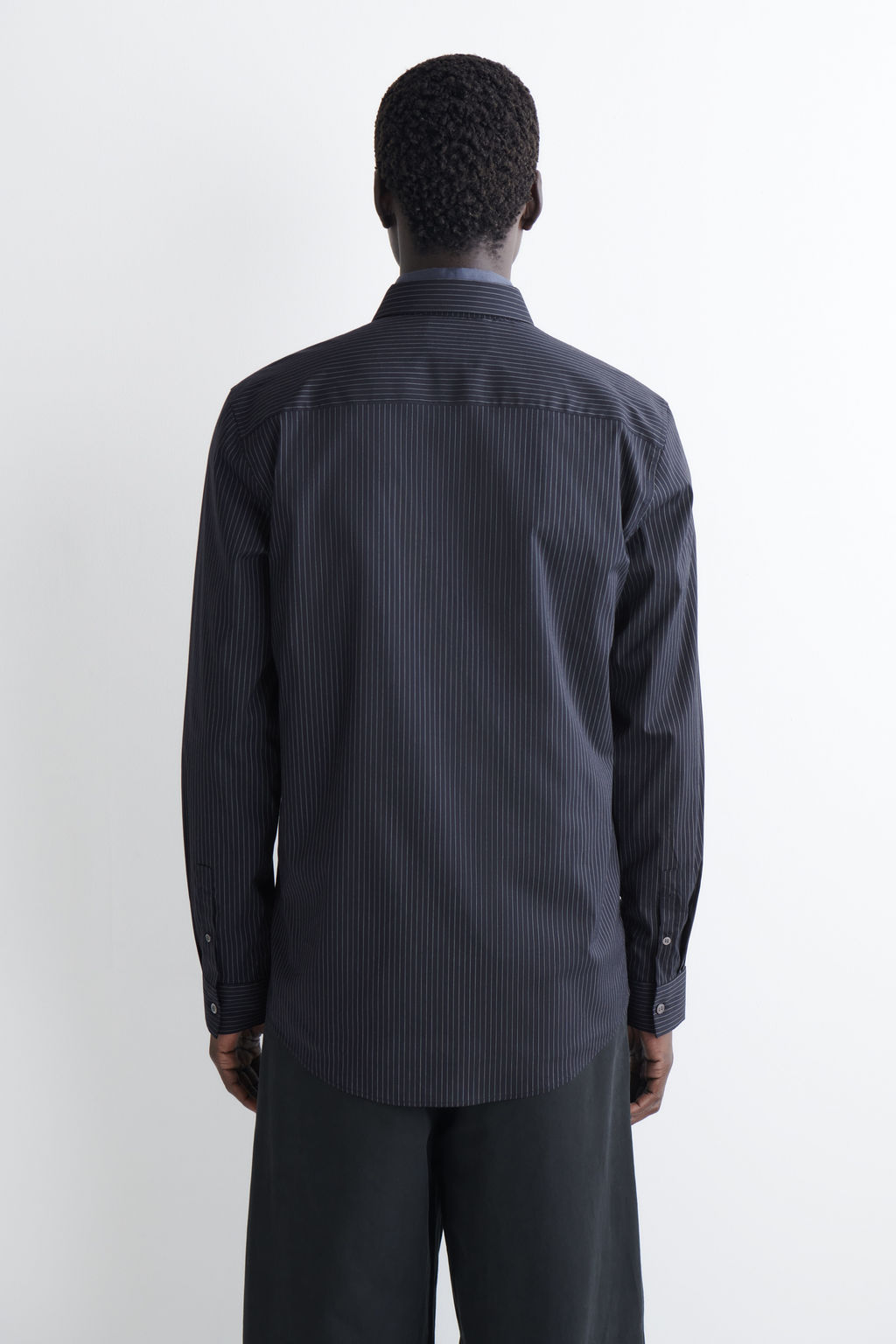 CAMISA SASTRE DE POPELINA DE ALGOD?N SLIM FIT - H&m фото 9