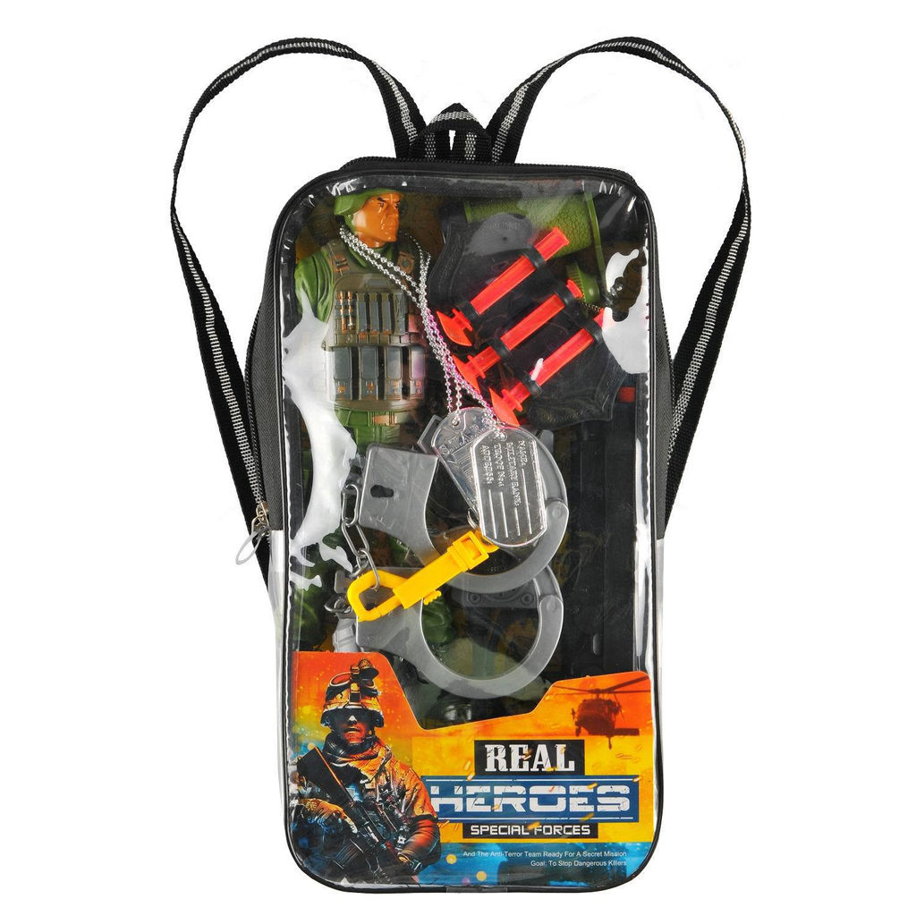 Набор игровой военный в рюкзачке - Junfa toys фото 12