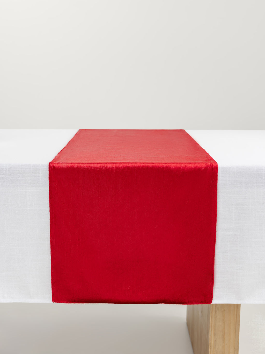 Дорожка настольная, 40х160 см, бархат, красная, Luck gift - Anna lafarg фото 8