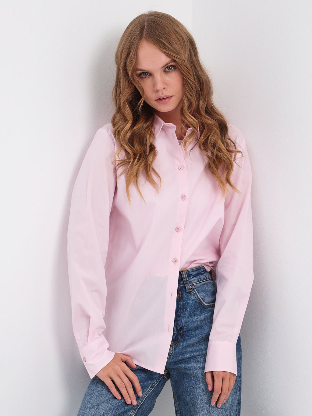 Блузка женская дл. рук. KATHARINA KROSS KK-B-003B-розовый  фото 7