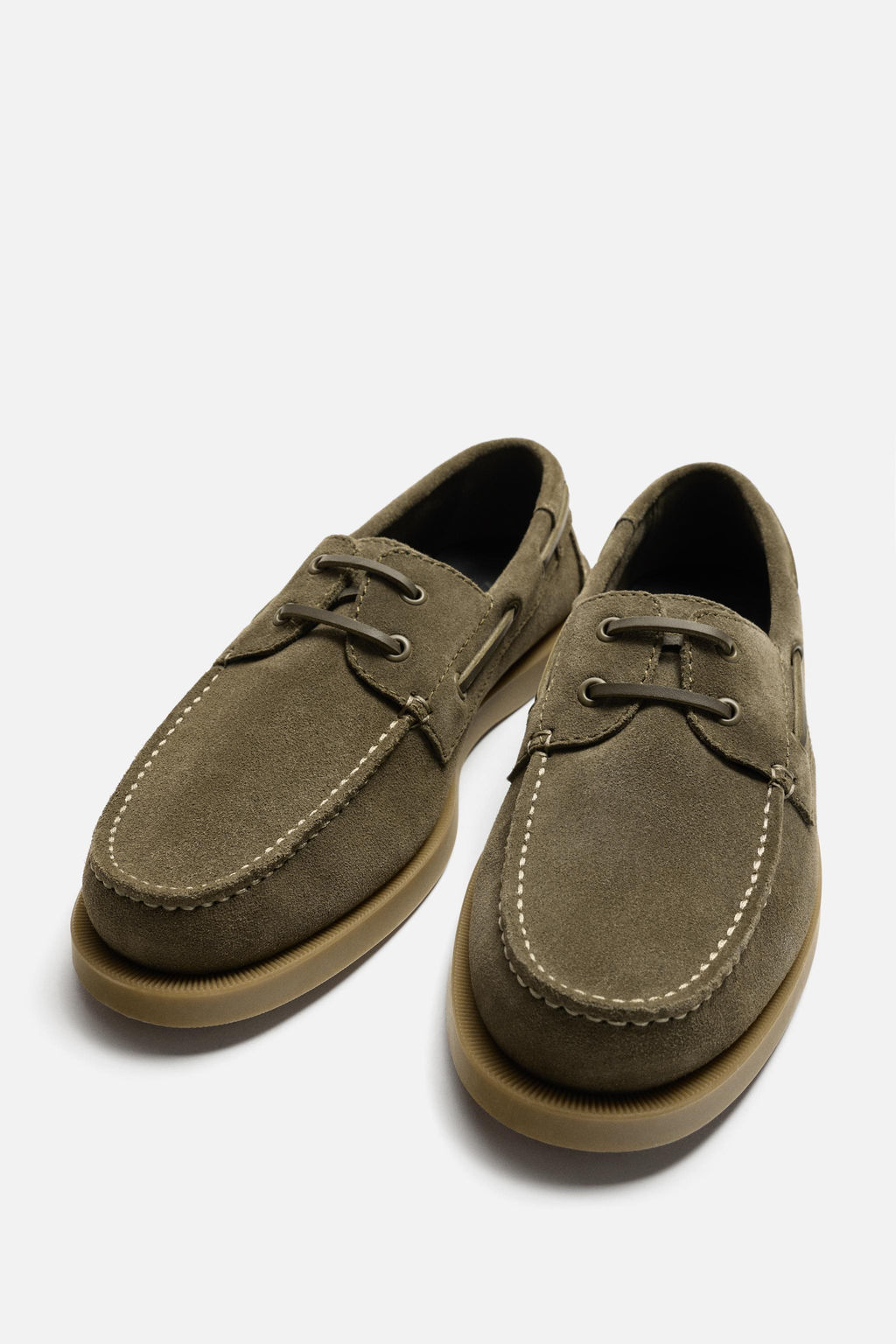 LEATHER DECK SHOES - Zara фото 6
