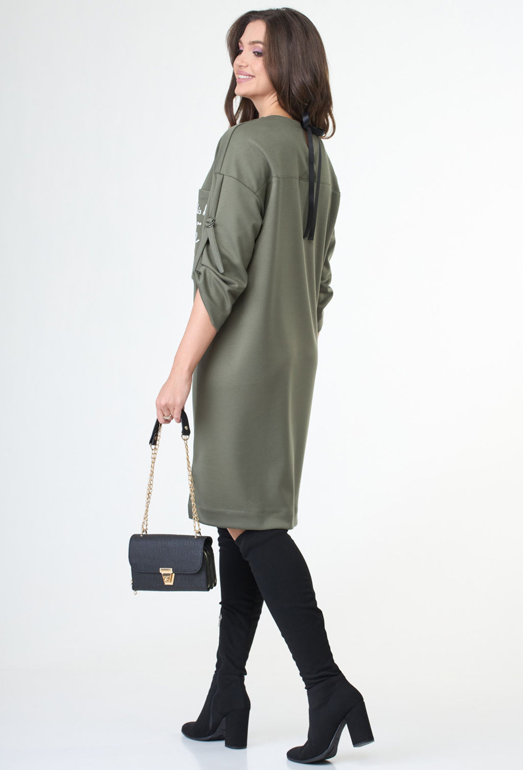 Платье Taita plus 2133 св.хаки