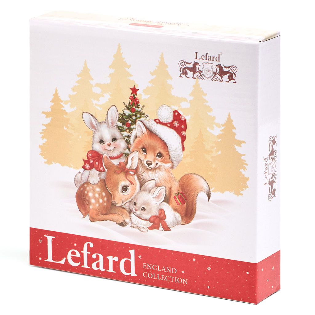 БЛЮДО LEFARD С НОВЫМ ГОДОМ! 16*3,5 СМ КРАСНОЕ  фото 3