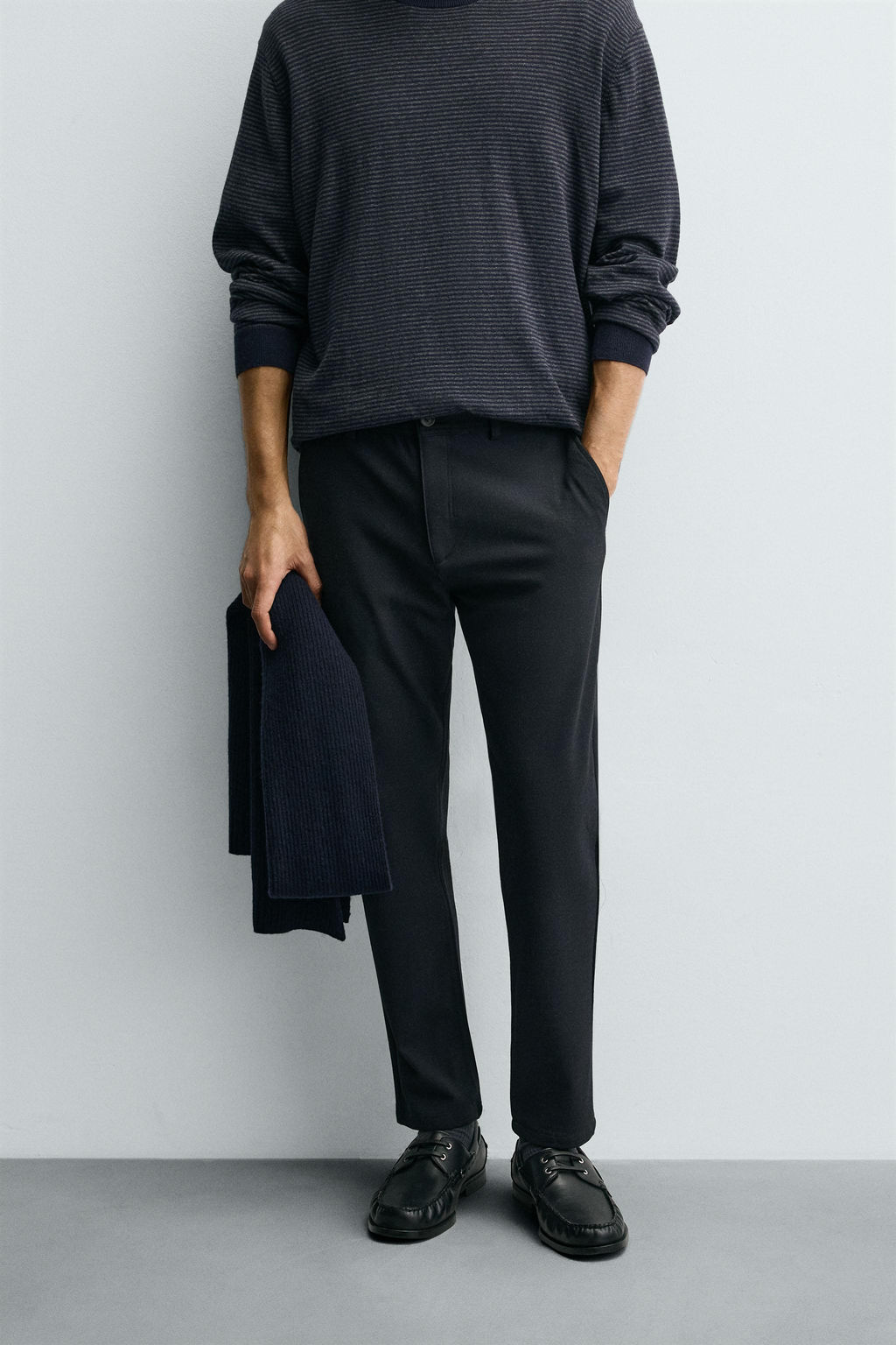 TEXTURED COMFORT TROUSERS - Zara фото 2