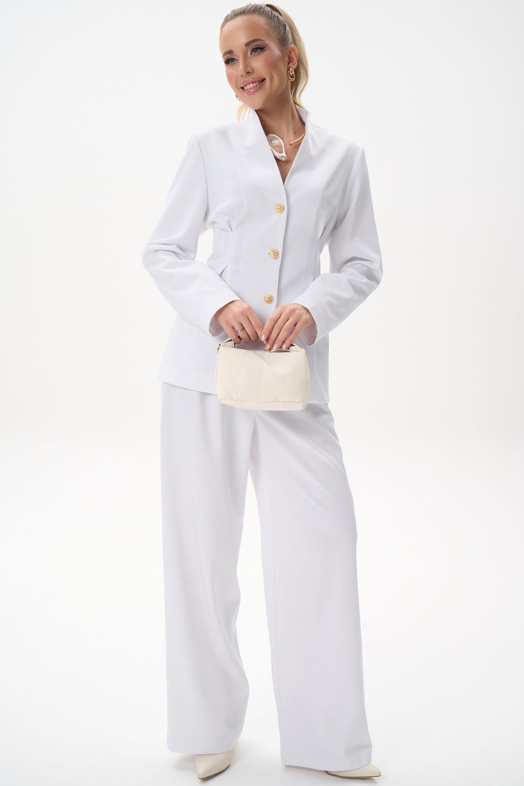 Брюки Лоис (белый) - Эльза фото 23