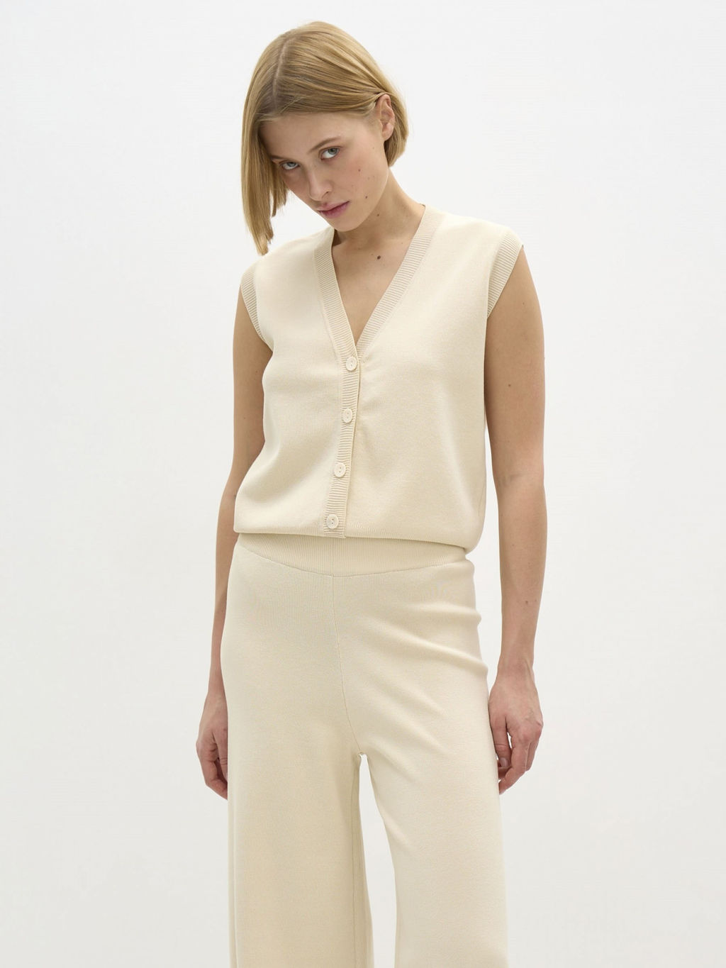Conso/KTR 240761 - beige Брюки женские  фото 4