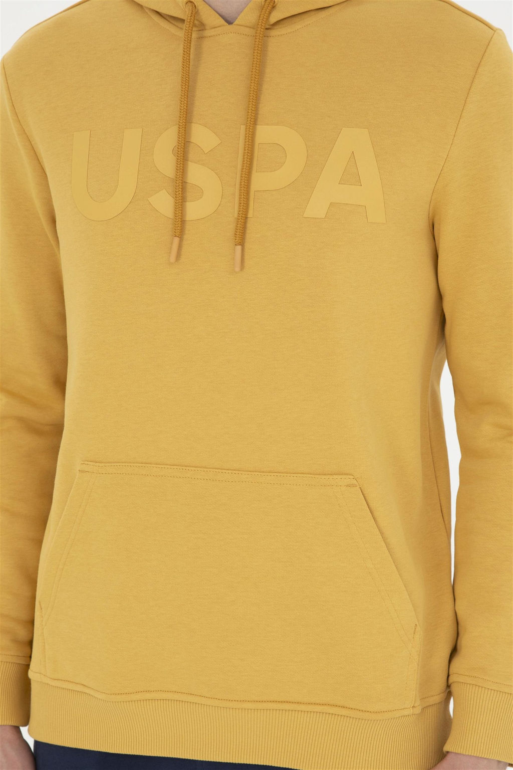 Мужской горчичный базовый свитшот Неожиданная скидка в корзине - U.s. polo assn фото 6