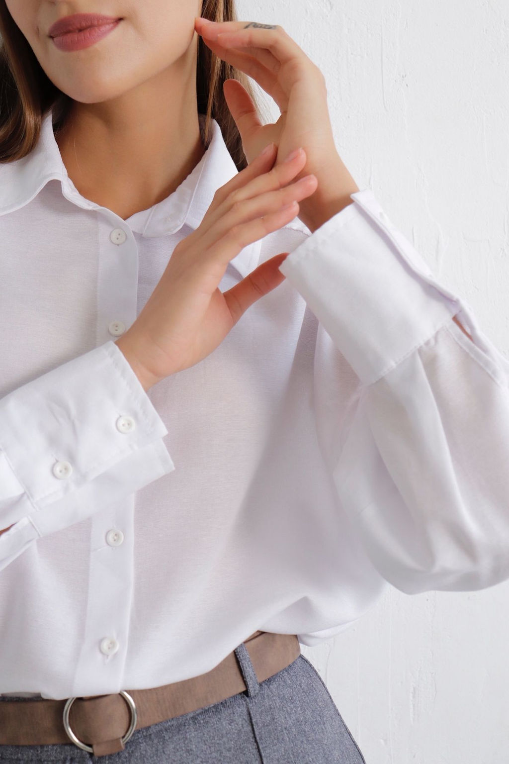 11630 Рубашка белая - Martichelli фото 39