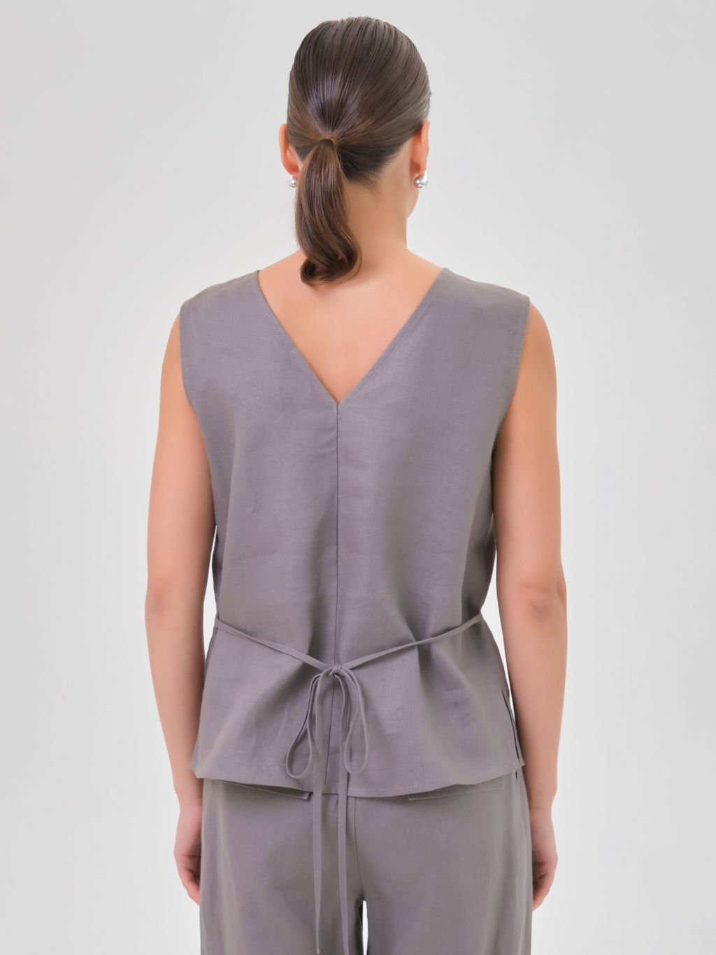 Блузка льняная - Stilla фото 11