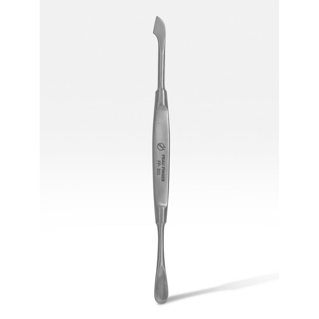 Frau Finger Пушер для маникюра двусторонний / Classic FP-303DP, матовый, 12 см