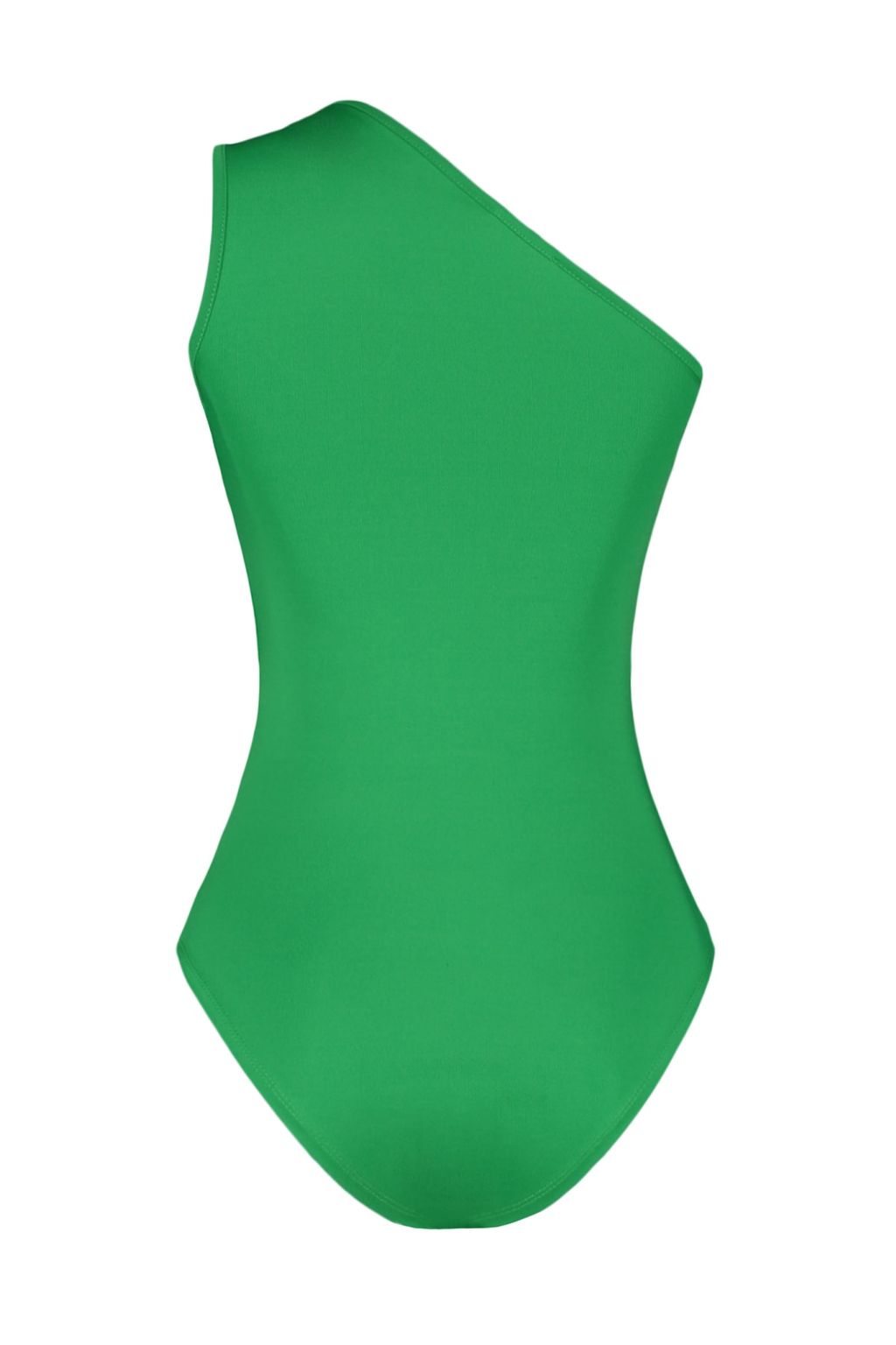 Yesil Asimetrik Yaka Cut Out Detayl? Esnek C?tc?tl? Orme Body TWOSS23BD00014