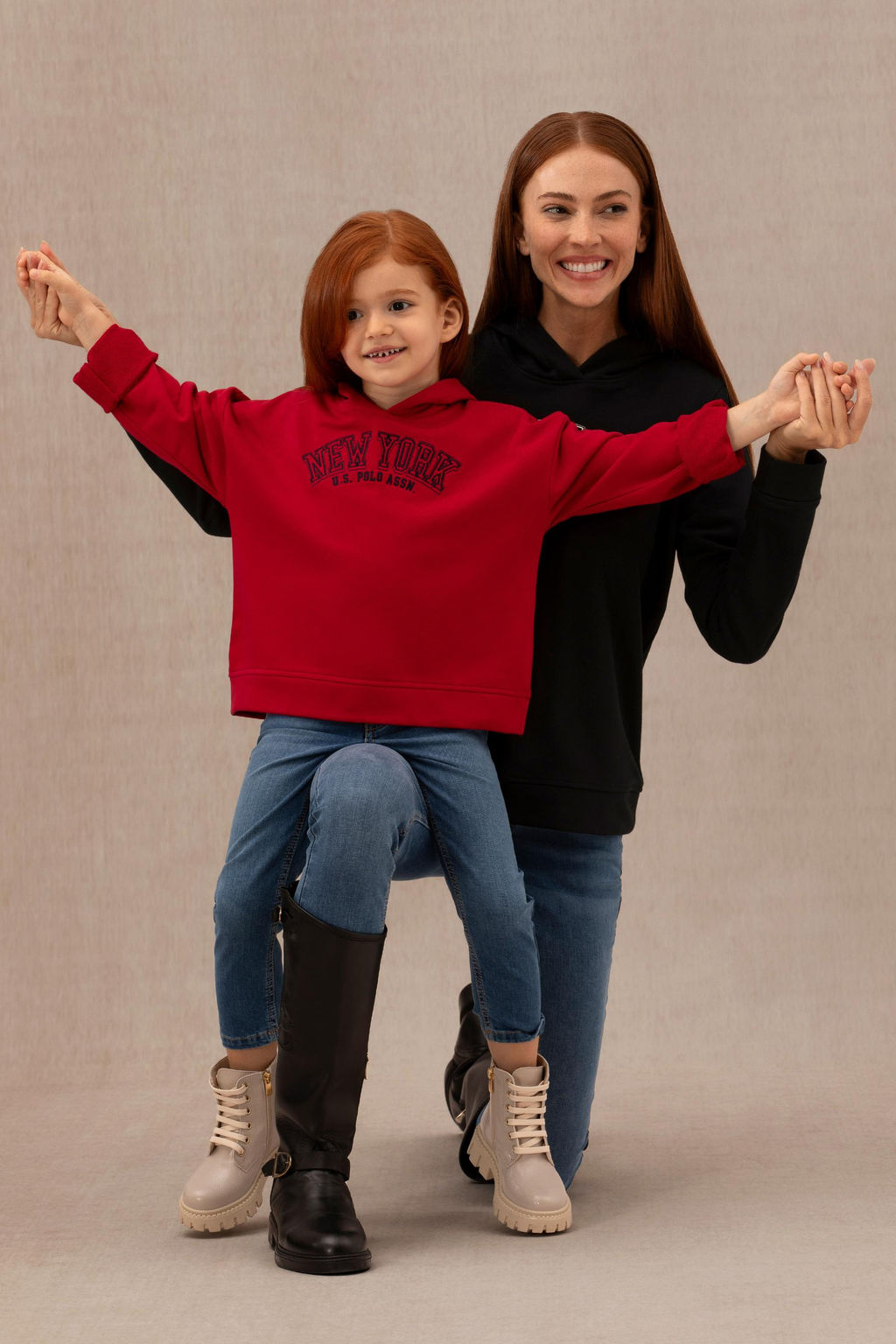 U. S. Polo Assn Красная толстовка с капюшоном для девочки - U.s. polo assn фото 10