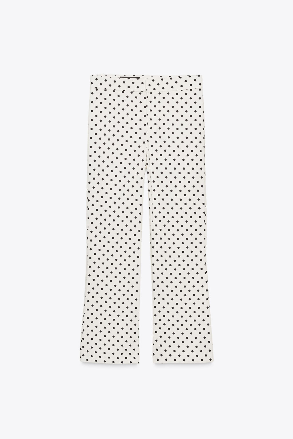 POLKA DOT MINI FLARE TROUSERS
