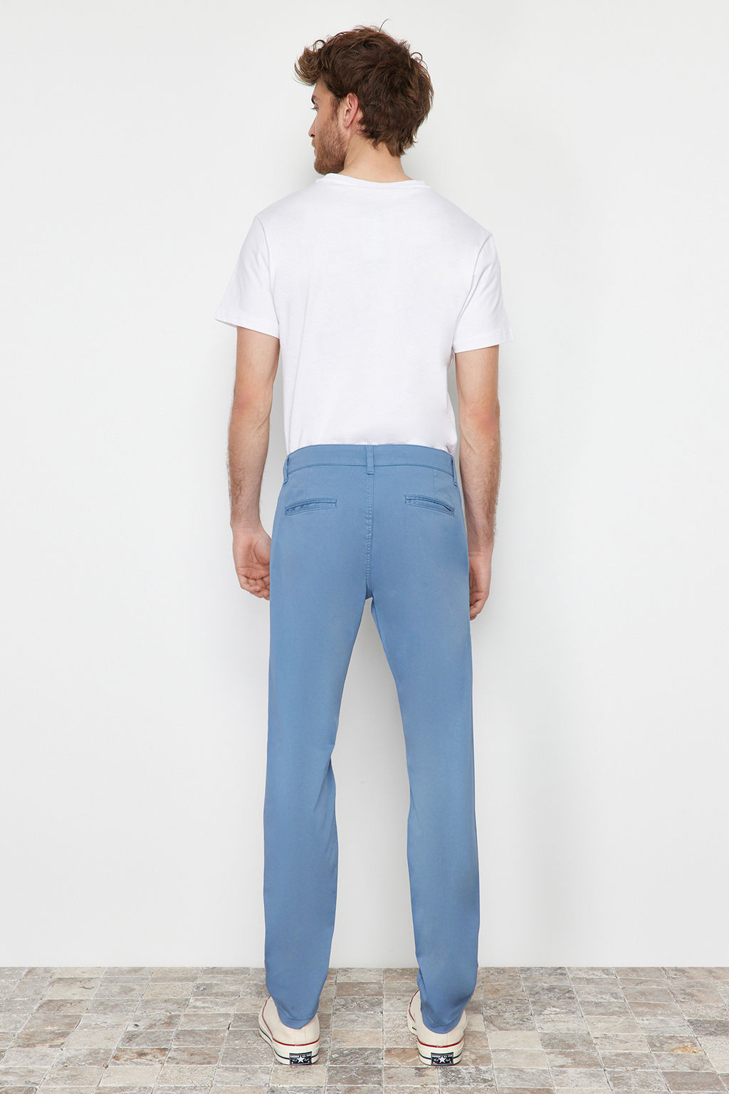 TRENDYOL MAN Siyah Slim Fit Chino Pantolon TMNAW24PL00000 - Trendyolmilla фото 6