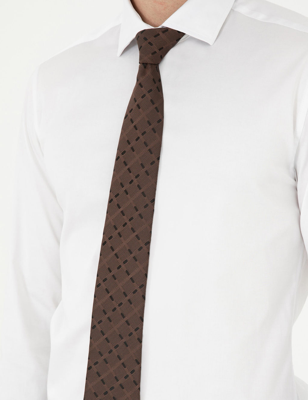 Beyaz Ex. Slim Fit Uzun Kollu Basic G_mlek