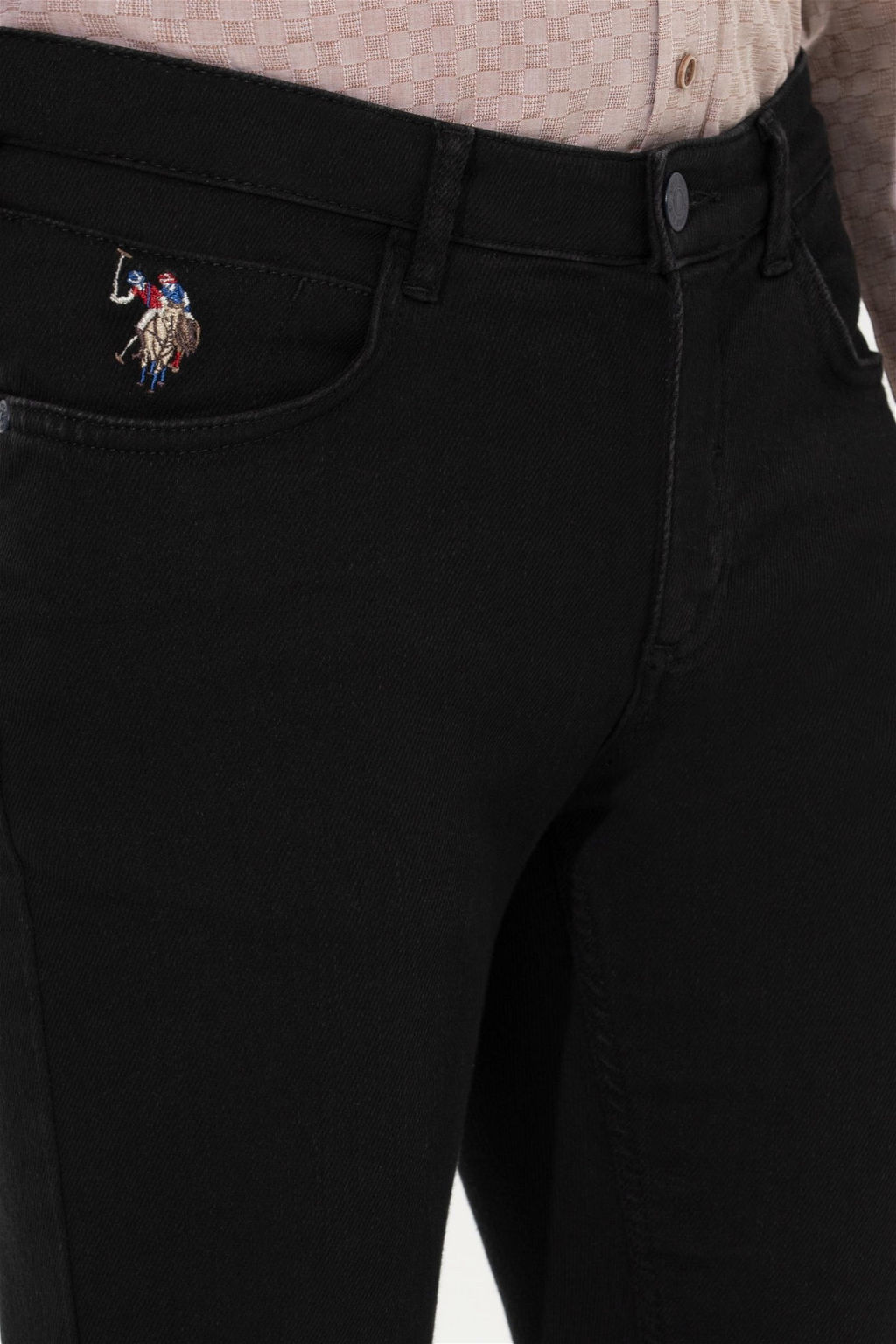 U. S. Polo Assn / Мужские черные джинсовые брюки - U.s. polo assn фото 12
