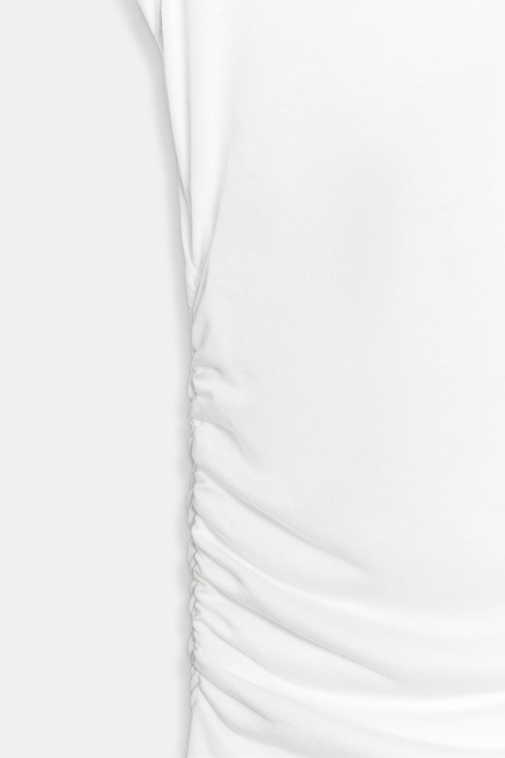 TOP FRUNCES LATERALES / Blanco roto - Zara фото 7