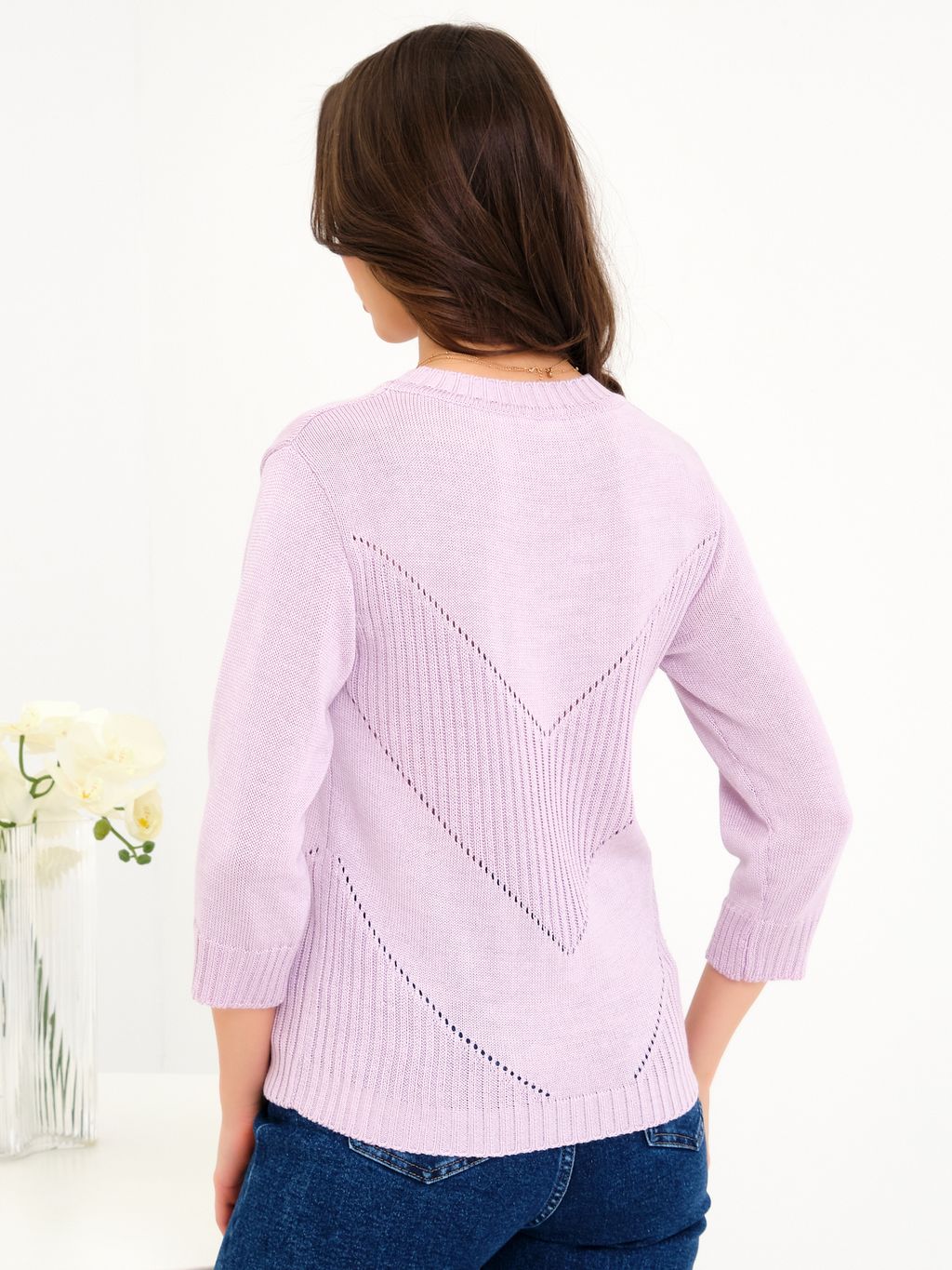 Джемпер вязаный с рукавом 3/4 - Stilla фото 10
