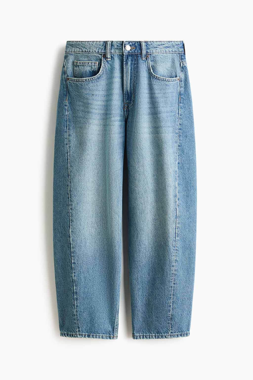 Barrel Regular Waist Ankle Jeans - H&m фото 2