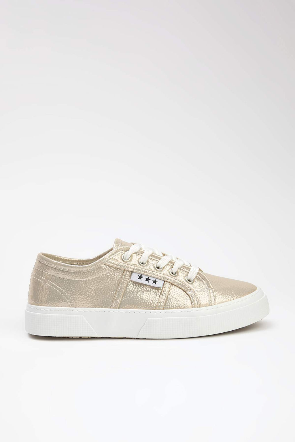 Alt?n Bagc?kl? Duz Taban Unisex Spor Ayakkab? TAKSS25SN00039