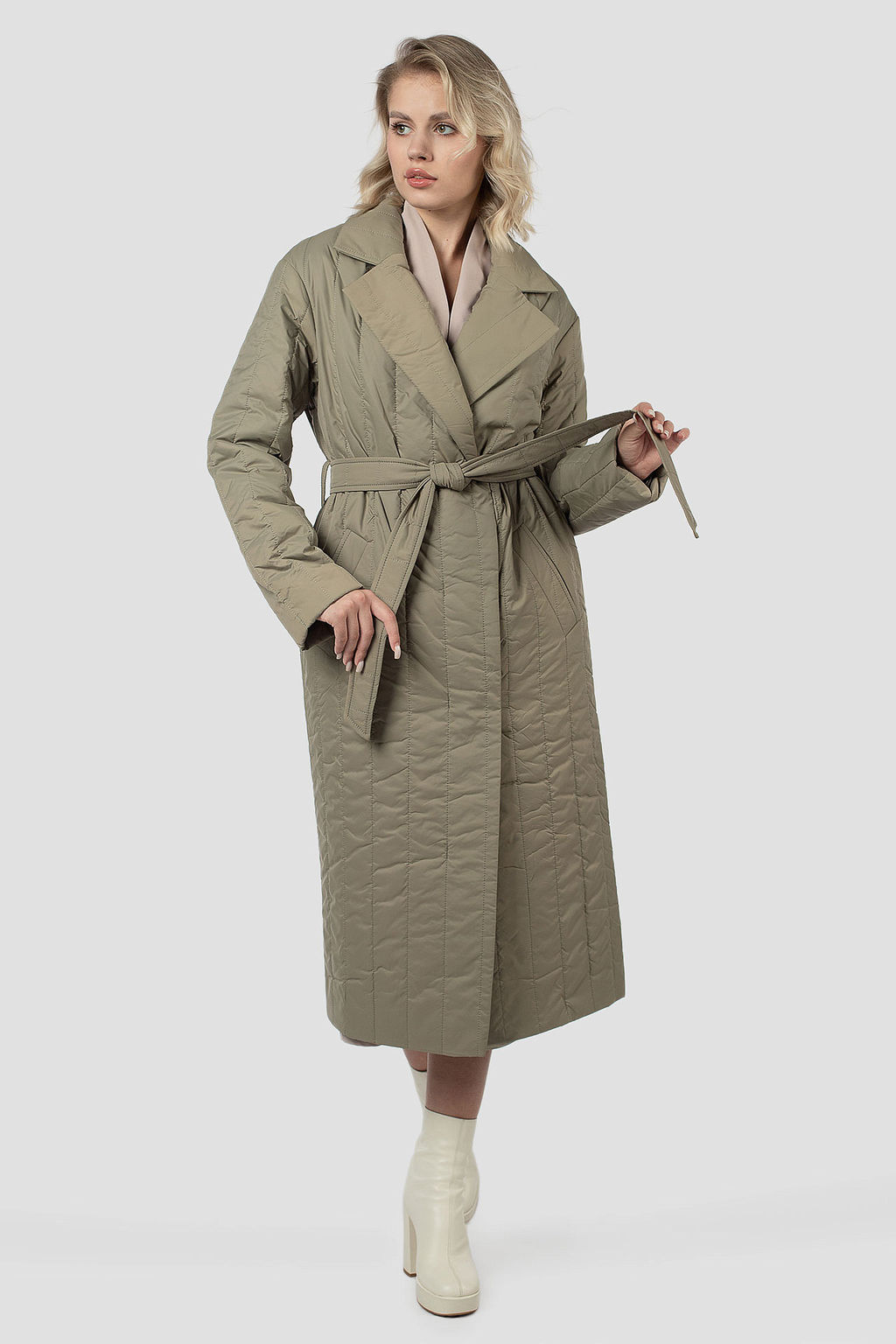 Пальто женское демисезонное (пояс)