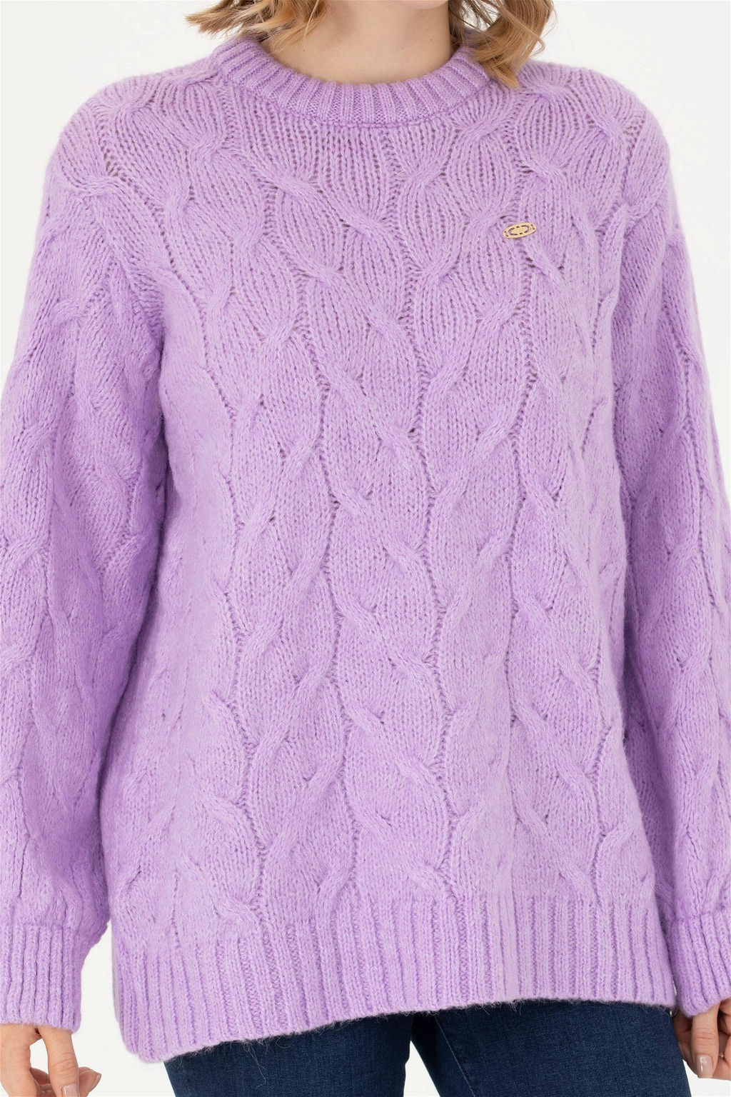 Женский сиреневый свитер - U.s. polo assn фото 13
