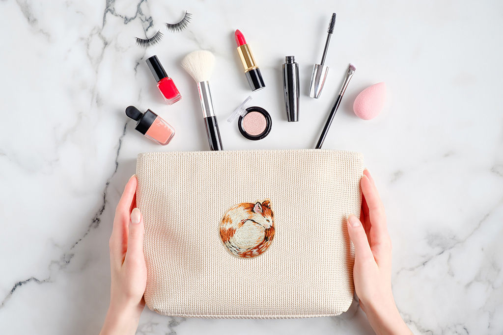 Набор для вышивания PANNA Живая картина JK-2322 Брошь. Спящий котик 4.5 х 4.5 см