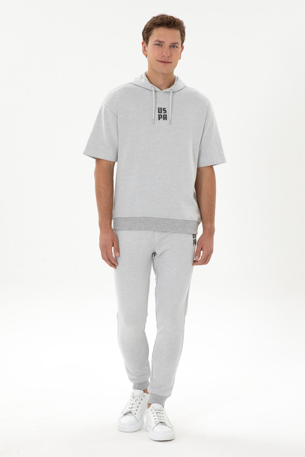 Erkek Gri Melanj E_ofman Alt_ - U.s. polo assn фото 3