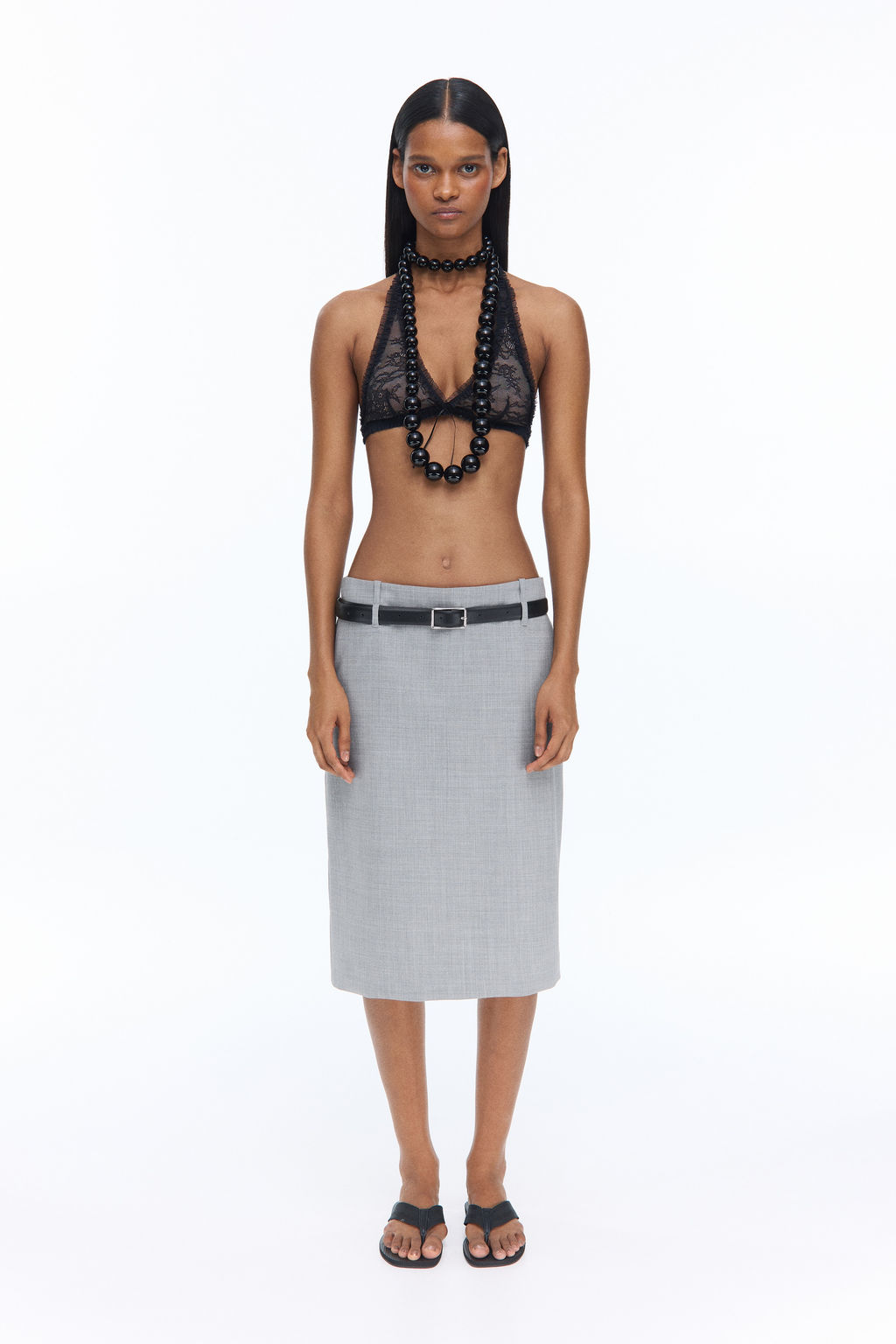 Falda de tubo en lana - H&m фото 4